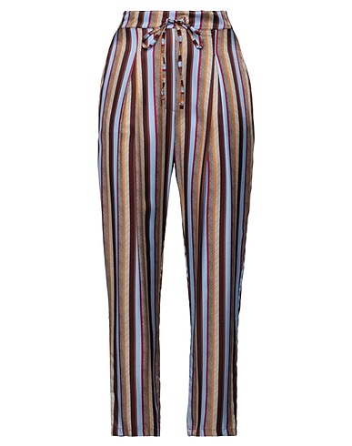 BRAND UNIQUE Casual trouser Beige 65% Viscose, 35% Silk