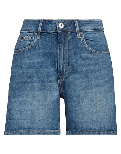 PEPE JEANS Denim shorts Blue 98% Cotton, 2% Elastane