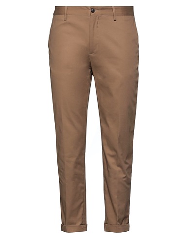 OUT/FIT Casual trouser Camel 98% Cotton, 2% Elastane