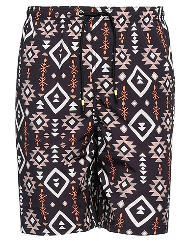 TOOCO Shorts & Bermuda Black 80% Cotton, 20% Polyester