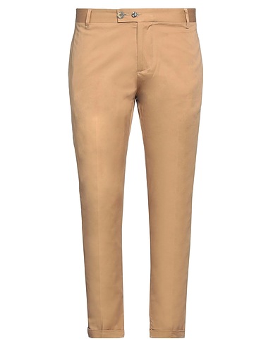 NEILL KATTER Casual trouser Beige 97% Cotton, 3% Elastane
