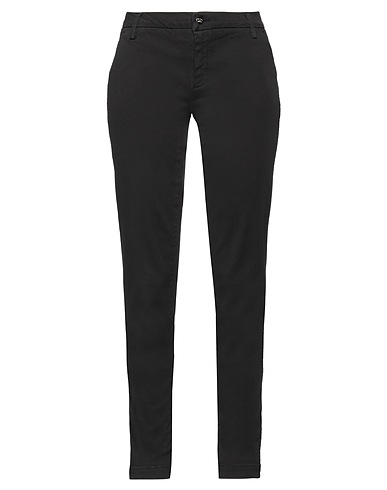 REBEL QUEEN by LIU •JO Casual trouser Black 95% Cotton, 5% Elastane