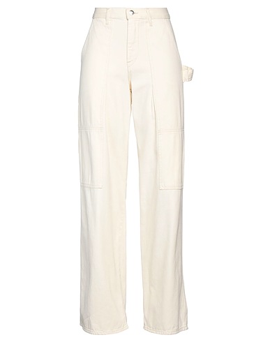 HELMUT LANG Bootcut Jeans White 100% Cotton