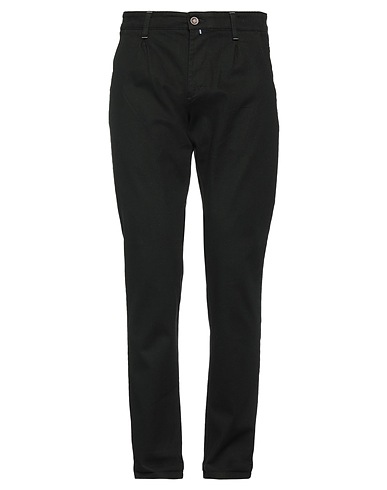 HARMONT & BLAINE Casual trouser Dark green 98% Cotton, 2% Elastane