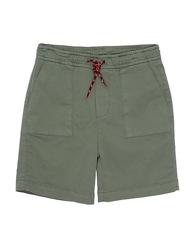 SHOE Shorts & Bermuda Verde militare 97% Cotone, 3% Elastan
