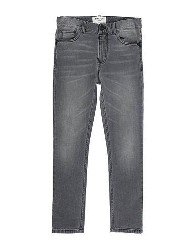 FINGER IN THE NOSE Pantaloni jeans Grigio 91% Cotone, 7% Poliestere, 2% Elastan