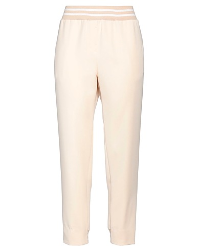 ROSSOPURO Casual trouser Beige 93% Polyethylene, 7% Elastane
