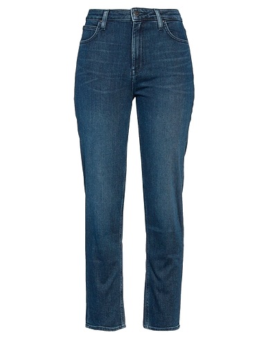 LEE Denim pants Blue 93% Cotton, 5% Elastomultiester, 2% Elastane