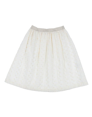 BABE & TESS Skirt Ivory 56% Cotton, 44% Polyester