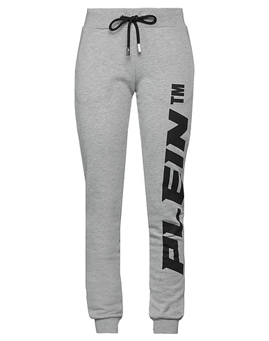 PHILIPP PLEIN Casual pants Grey 50% Polyester, 50% Cotton