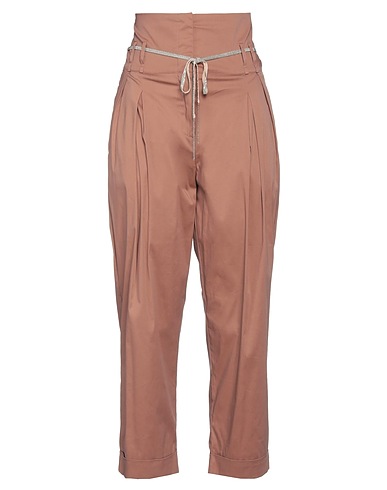 D.EXTERIOR Casual trouser Chocolate brown 79% Cotton, 18% Polyamide, 3% Elastane