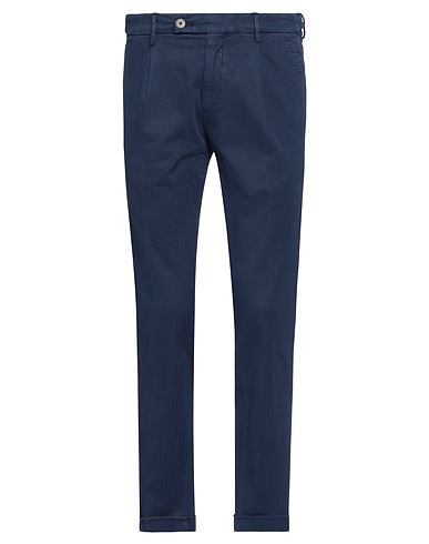 MICHAEL COAL Casual trouser Blue 98% Cotton, 2% Elastane