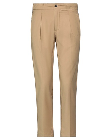 MICHAEL COAL Casual trouser Camel 52% Lyocell, 30% Linen, 18% Cotton