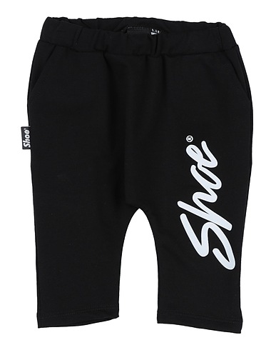 SHOE Casual trouser Black 95% Cotton, 5% Elastane