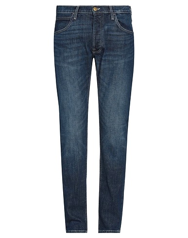 LEE Denim trousers Blue 98% Cotton, 2% Elastane