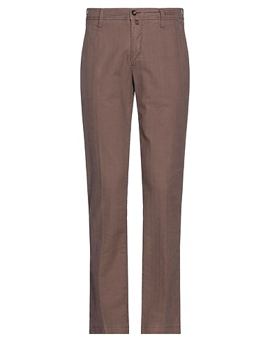 4/10 FOUR.TEN INDUSTRY Casual trouser Brown 99% Cotton, 1% Elastane