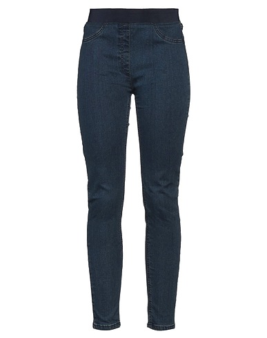 DIANA GALLESI Denim trousers Blue 70% Cotton, 27% Polyester, 3% Elastane