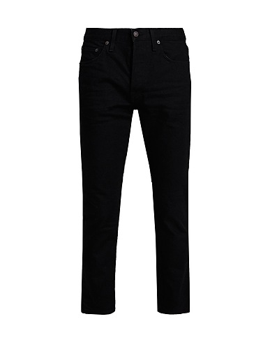 RE/DONE Denim pants Black 98% Cotton, 2% Polyurethane