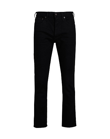RE/DONE Denim trousers Black 98% Cotton, 2% Polyurethane