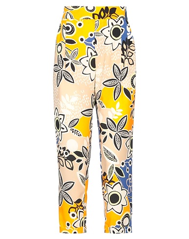 HANITA Casual trouser Beige 65% Acetate, 35% Viscose