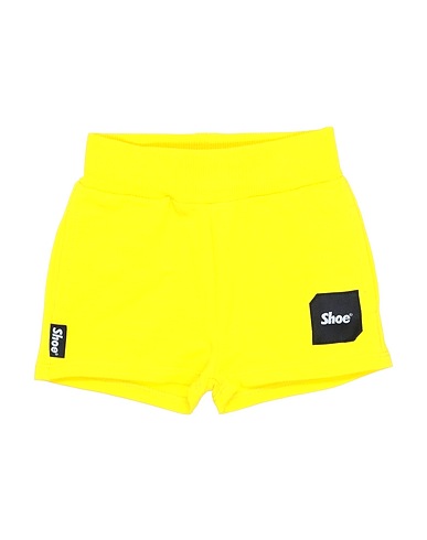 SHOE Shorts & Bermuda Yellow 95% Cotton, 5% Elastane