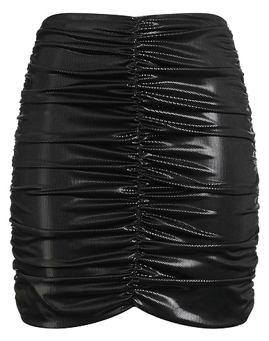 GAëLLE Paris Mini skirt Black 95% Polyester, 5% Elastane