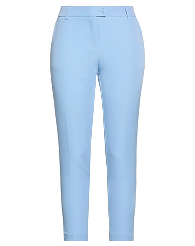 FRACOMINA Casual pants Sky blue 89% Polyester, 11% Elastane