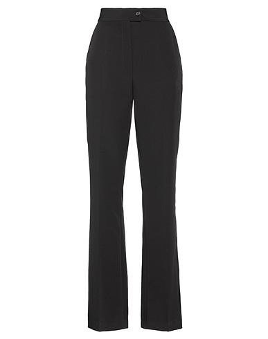 FRACOMINA Casual trouser Black 89% Polyester, 11% Elastane