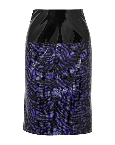 STAND STUDIO Mini skirt Purple 90% Polyester, 10% Polyurethane