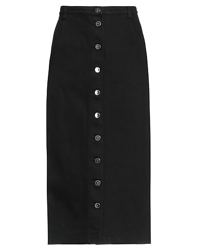 RAF SIMONS Gonna jeans Nero 100% Cotone