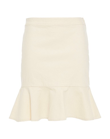 VANESSA BRUNO Minigonna Avorio 98% Cotone, 2% Elastan