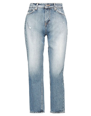 VICOLO Denim trousers Blue 100% Cotton