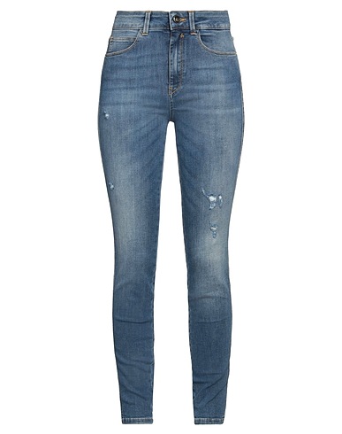 KAOS JEANS Denim pants Blue 87% Cotton, 11% Polyester, 2% Elastane