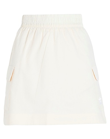 ADIDAS ORIGINALS Mini skirt POPLIN SKIRT
 Ivory 100% Cotton