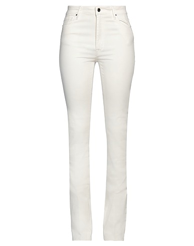 MET JEANS Pantaloni jeans Bianco 85% Cotone, 12% Poliestere, 3% Elastan