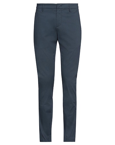 DONDUP Casual trouser Navy blue 62% Cotton, 32% Polyamide, 6% Elastane