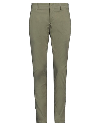 DONDUP Casual trouser Sage green 62% Cotton, 32% Polyamide, 6% Elastane