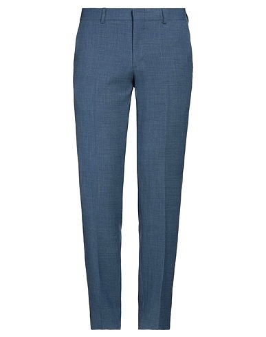 MICHAEL KORS MENS Casual trouser Slate blue 53% Polyester, 25% Wool, 19% Linen, 3% Elastane