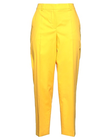 BOUTIQUE MOSCHINO Pantalone Giallo 98% Cotone, 2% Elastan