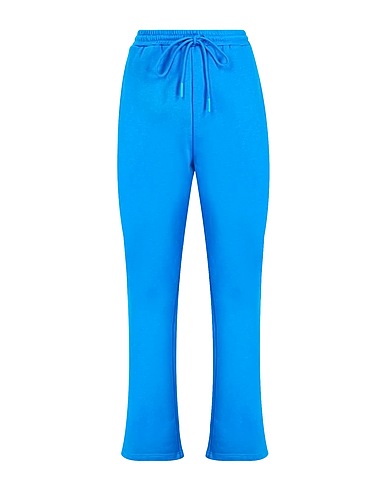 8 by YOOX Pantalone ORGANIC COTTON WIDE LEG SWEATPANTS
 Azzurro 100% Cotone organico