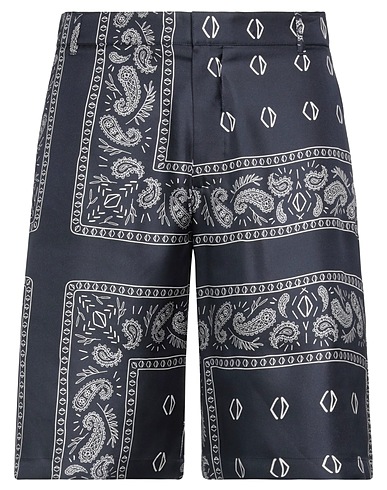 DIOR Shorts & Bermuda Midnight blue 100% Silk