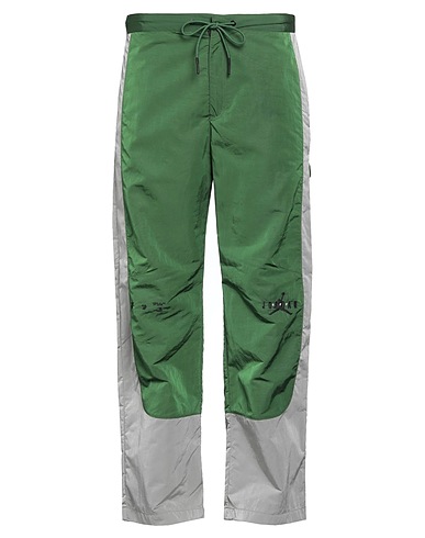 JORDAN x OFF-WHITE™ Casual trouser Dark green 100% Nylon