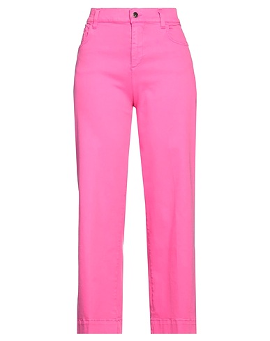 KAOS JEANS Denim trousers Pink 78% Cotton, 15% Tencel™, 5% Polyester, 2% Elastane
