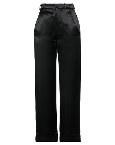 ANN DEMEULEMEESTER Casual pants Black 100% Acetate