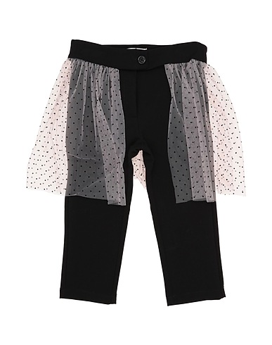 TO BE TOO Casual pants Black 65% Polyester, 35% Nylon, Viscose, Elastane
