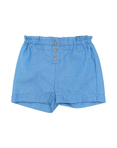ALETTA Shorts & Bermuda Pastel blue 100% Cotton