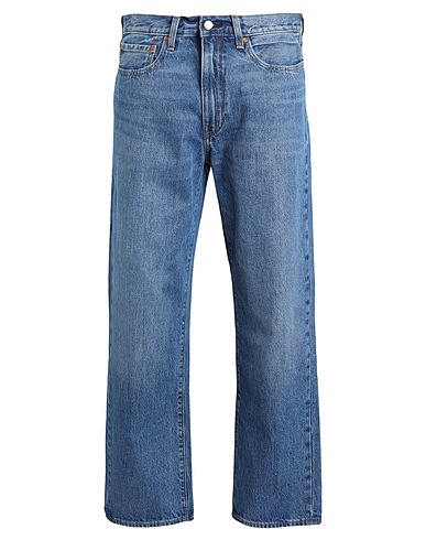 LEVI'S Denim trousers 568 STAY LOOSE MED INDIGO - WORN IN
 Blue 100% Cotton