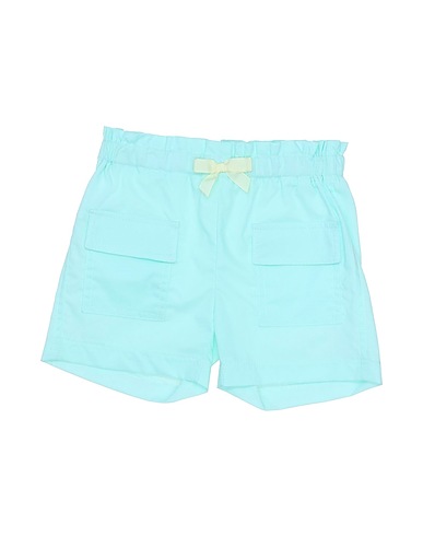 ALETTA Shorts & Bermuda Turquoise 100% Cotton