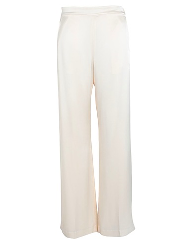 POLO RALPH LAUREN Casual trouser Ivory 76% Triacetate, 24% Polyester
