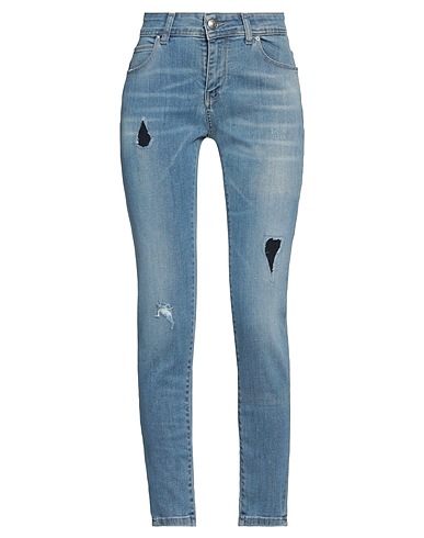 NOIR'N'BLEU Pantaloni jeans Blu 98% Cotone, 2% Elastan